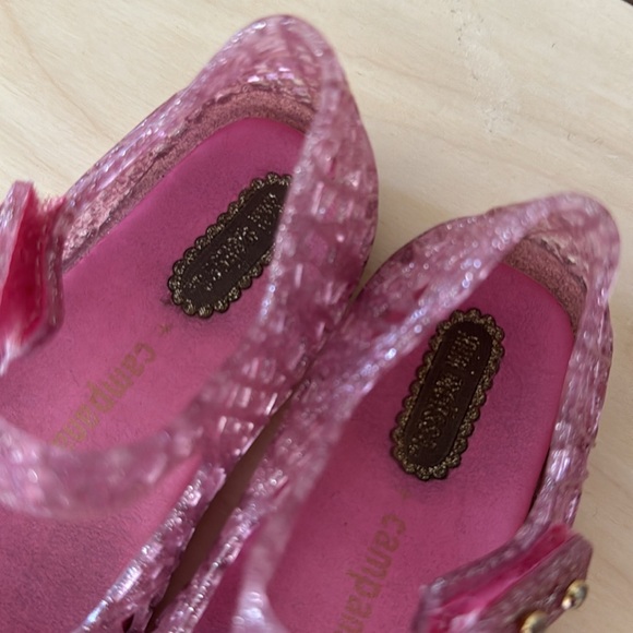 Mini Melissa Pink Glitter Mary Janes - 7 - Picture 5 of 5